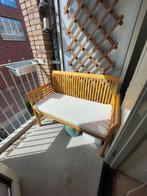 VidaXL tuinbank 2-zits massief acaciahout, Tuin en Terras, Tuinbanken, Ophalen, Zo goed als nieuw, Hout
