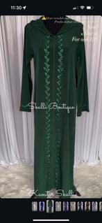 Jelaba groen handbewerkt crepe, Kleding | Dames, Ophalen of Verzenden, Zo goed als nieuw, Groen, Overige typen