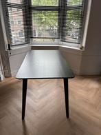 Zwarte Lisabo 140x75, 100 tot 150 cm, Zo goed als nieuw, Vier personen, Rechthoekig