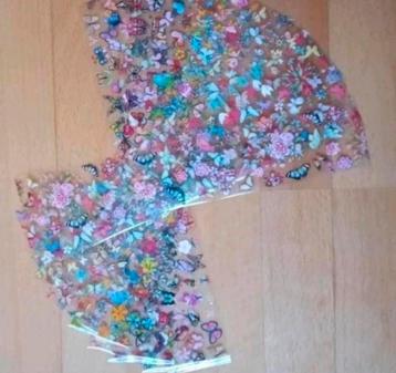 Nagelfolie vlinders bloemen 4*20cm x10 incl verzend beschikbaar voor biedingen