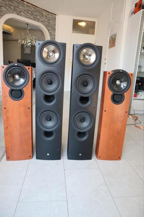 KEF IQ9, KEF q3 , Onkyo tx sr508 7.1 ch, Audio, Tv en Foto, Luidsprekers, Zo goed als nieuw, Front, Rear of Stereo speakers, Overige merken