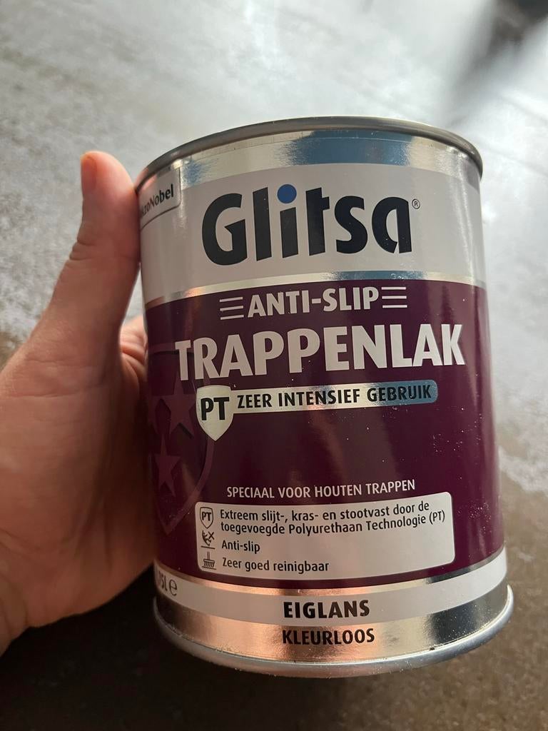 Glitsa Anti-Slip Trappenlak, Ophalen, Overige kleuren, Zo goed als nieuw, Lak