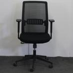 Bureaustoel Zwart Zwart Netweave, Gebruikt, Ophalen of Verzenden, Bureaustoel, Zwart