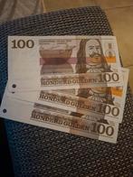 3 oude 100 gulden biljetten - in goede staat, Ophalen of Verzenden, 100 gulden, Los biljet