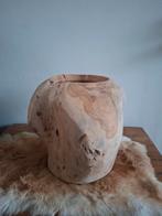 Teak Vaas - Uniek Decoratiestuk, Huis en Inrichting, Woonaccessoires | Vazen, Overige materialen, Overige kleuren, Nieuw, Ophalen of Verzenden