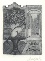 0014 Ex Libris Nederland : Ank Spronk, z.j., Antiek en Kunst, Kunst | Etsen en Gravures, Verzenden