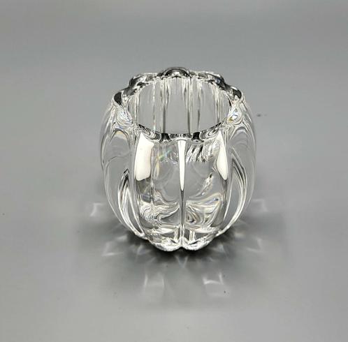 Heavy Vintage crystal tea lights holder - Zware Glazen Kaars, Antiek en Kunst, Antiek | Glas en Kristal, Verzenden