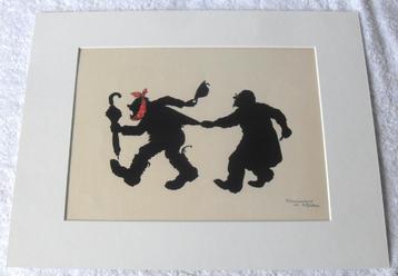 Matthias Walter - Zahnarzt/Tandarts. Knipselkunst Gesigneerd beschikbaar voor biedingen