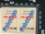 Sticker: Rabobank - Rabofoon (2), Verzamelen, Ophalen of Verzenden, Zo goed als nieuw, Bedrijf of Vereniging