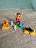 Playmobil kattenfamilie, Kinderen en Baby's, Speelgoed | Playmobil, Ophalen of Verzenden, Zo goed als nieuw