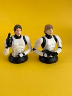 Bust-Ups Luke Skywalker & Han Solo in Stormtrooper Disguise, Ophalen of Verzenden, Gebruikt, Beeldje of Buste
