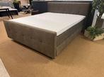 Boxspring 180x210 Antraciet Direct/Leverbaar/Enschede E-7136, Grijs, 210 cm, #Boxspring#210#2-persoons#Antraciet#Totaal#Beter#Outlet