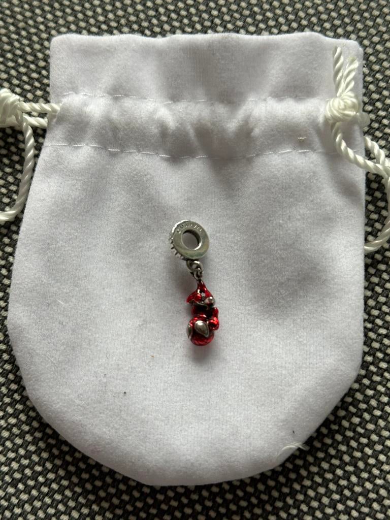 Spiderman bedeltje pandora, Sieraden, Tassen en Uiterlijk, Ophalen of Verzenden, Zo goed als nieuw, Zilver, Pandora