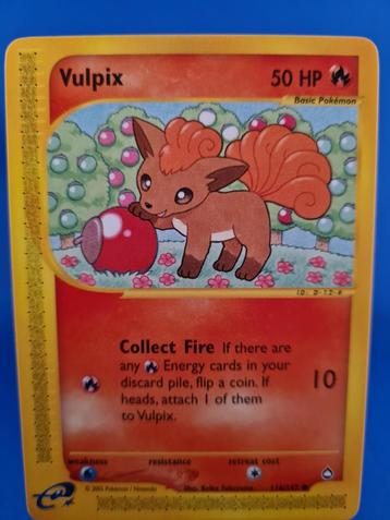 Vulpix 116/147 - Aquapolis beschikbaar voor biedingen