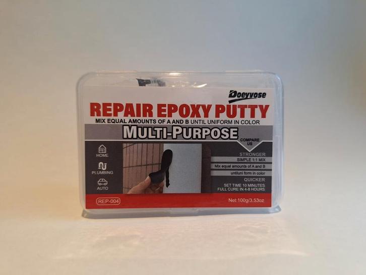 Doeyvose Reparatie Epoxy  - 2k, Doe-het-zelf en Verbouw, Verf, Beits en Lak, Nieuw, Beits, Minder dan 5 liter, Zwart, Ophalen of Verzenden