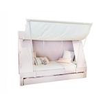 Tent bed ligt roze met lade en matrassen, Ophalen, 90 cm, Eenpersoons, Zo goed als nieuw