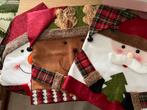 3 Kerst stoelhoezen 1x gebruikt zgan, Diversen, Ophalen of Verzenden, Zo goed als nieuw