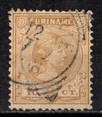 Suriname nr. 23 Prinses Wilhelmina 1892 gestempeld, Postzegels en Munten, Postzegels | Suriname, Verzenden, Gestempeld