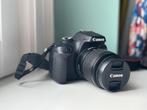 Canon EOS 4000D met kitlens en accessoires, 18 Megapixel, Spiegelreflex, Canon, Ophalen of Verzenden