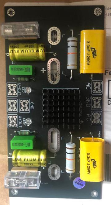 Power module pcb voor grote elco’s en zware versterkers. beschikbaar voor biedingen