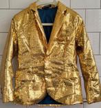 Gouden Suitmeister Pailletten Colbert - Kindermaat XL, Geel, Maat 56/58 (XL), Ophalen of Verzenden, Zo goed als nieuw