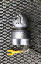 disselslot voor aanhanger of caravan, Caravans en Kamperen, Caravan accessoires, Ophalen of Verzenden, Gebruikt