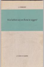 Overduin, J. Ds. – Wat hebben wij tot Rome te zeggen?, Ophalen of Verzenden, Gelezen, Christendom | Protestants