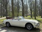 MG MGB B CABRIOLET 1967 WIT, Auto's, Oldtimers, Achterwielaandrijving, Cabriolet, Wit, Leder