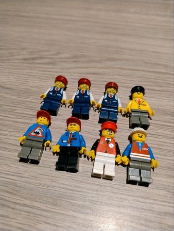 Lego City trein minifiguren (8 stuks) beschikbaar voor biedingen