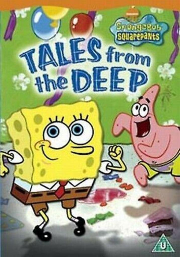 DVD Spongebob Squarepants - Tales From The Deep, Cd's en Dvd's, Dvd's | Kinderen en Jeugd, Zo goed als nieuw, Tv fictie, Avontuur