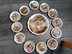 Antieke Borden Set: 1 Groot & 12 Kleine, Antiek en Kunst, Ophalen
