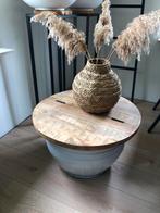 Salontafel /bijzettafel rond, Huis en Inrichting, Tafels | Salontafels, Ophalen of Verzenden, Zo goed als nieuw, Rond