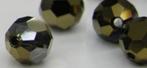 Swarovski 5000 Crystal Dorado 2x 6mm Per stuk € 0,45, Ophalen of Verzenden, Nieuw, Kraal