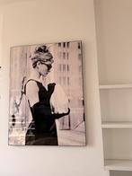 Audrey hepburn schilderij, Ophalen