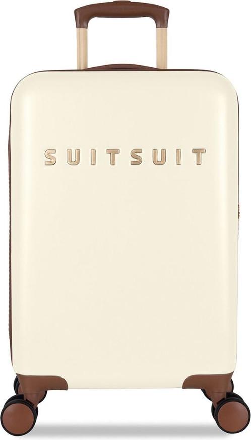 ✅ SUITSUIT Fab Seventies Antique White koffer 55 cm - NIEUW, Sieraden, Tassen en Uiterlijk, Koffers, Nieuw, Hard kunststof, 50 tot 60 cm