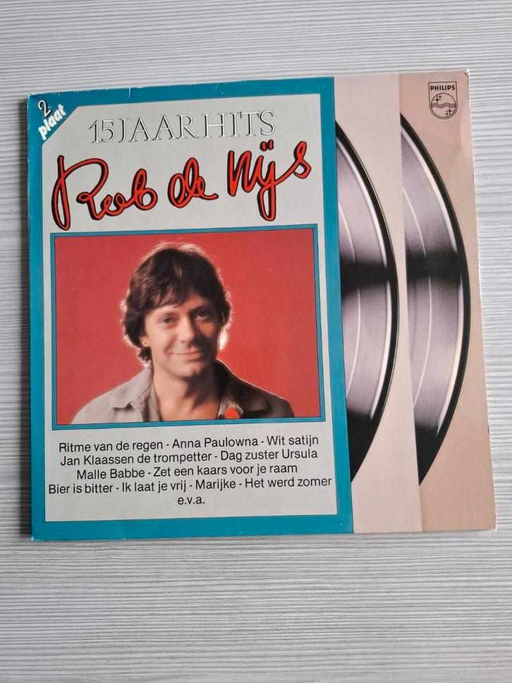 Rob de Nijs - 15 Jaar Hits 2LP, Cd's en Dvd's, Vinyl | Nederlandstalig, Gebruikt, Pop, 12 inch, Ophalen of Verzenden