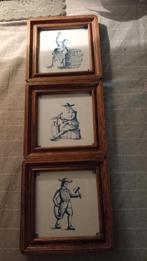 3 mooie muurtegeltjes, Minder dan 50 cm, Ophalen of Verzenden, Zo goed als nieuw, Minder dan 50 cm