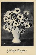 Tk21 oude ansichtkaart gelukkig nieuwjaar uit de jaren 30, Ophalen of Verzenden, 1920 tot 1940, Gelopen, Feest(dag)