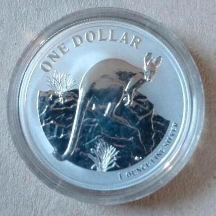 1 oz zilver Kangaroo munt 2010 Royal Australian Mint, Postzegels en Munten, Edelmetalen en Baren, Zilver, Ophalen of Verzenden