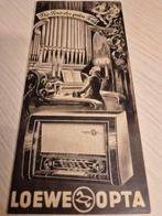 Zeldzame 1954 Loewe radio's brochure izgst, Ophalen of Verzenden, Zo goed als nieuw