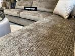 Luxe Velvet Teddy U-Bank Costa 195x370x250cm NIEUW Stone NEW, Huis en Inrichting, Oosterbaan, Info@oosterbaanwonen.nl, Venus 31 8448CE Heerenveen