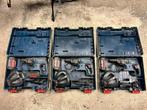 3x Bosch GBH 36V-LI Professional klopboormachines - Compleet, Doe-het-zelf en Verbouw, Gereedschap | Boormachines, Ophalen, Gebruikt