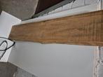 Houten wandplank met leren riempjes, Gebruikt, 25 tot 50 mm, Ophalen of Verzenden, Plank