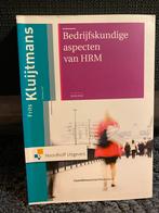 Bedrijfskundige aspecten van HRM - Frits Kluijtmans, Boeken, Ophalen, Gamma, Zo goed als nieuw, HBO