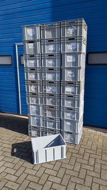 Kunststof Stapelbakken / Euronorm kratten – 60x40x35 cm beschikbaar voor biedingen