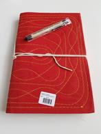 Souvenir uit India: handgemaakte Ghandi diary + pen, Ophalen of Verzenden, Nieuw
