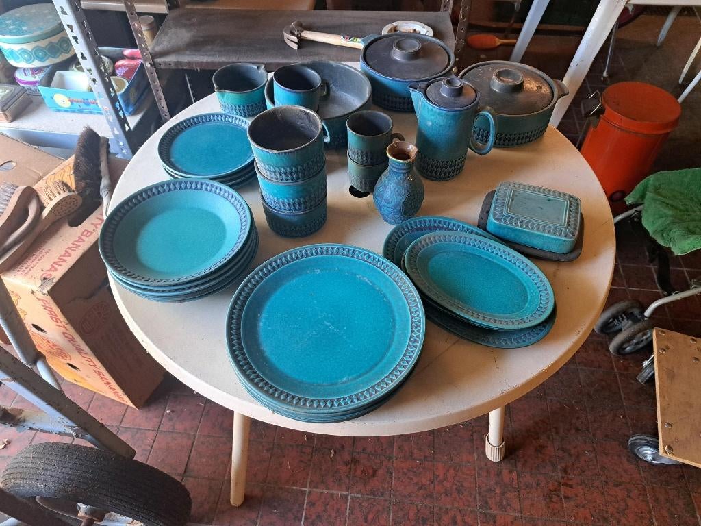 Servies Ceramano W. Germany, Antiek en Kunst, Ophalen of Verzenden