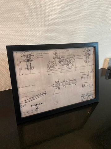 Mooie honda mb bouwtekening prints!! beschikbaar voor biedingen