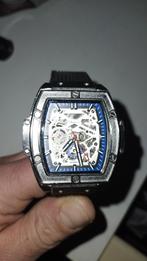 Automatisch herenhorloge met skelet ontwerp, Sieraden, Tassen en Uiterlijk, Horloges | Heren, Overige merken, Staal, Polshorloge