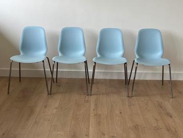 Blauwe eetkamerstoel IKEA 4 x beschikbaar voor biedingen